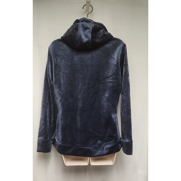 Time and Tru Women’s Velvet Blue Soft Comfy Lightweight Jacket Size M(8-10) - Picture 2 of 9